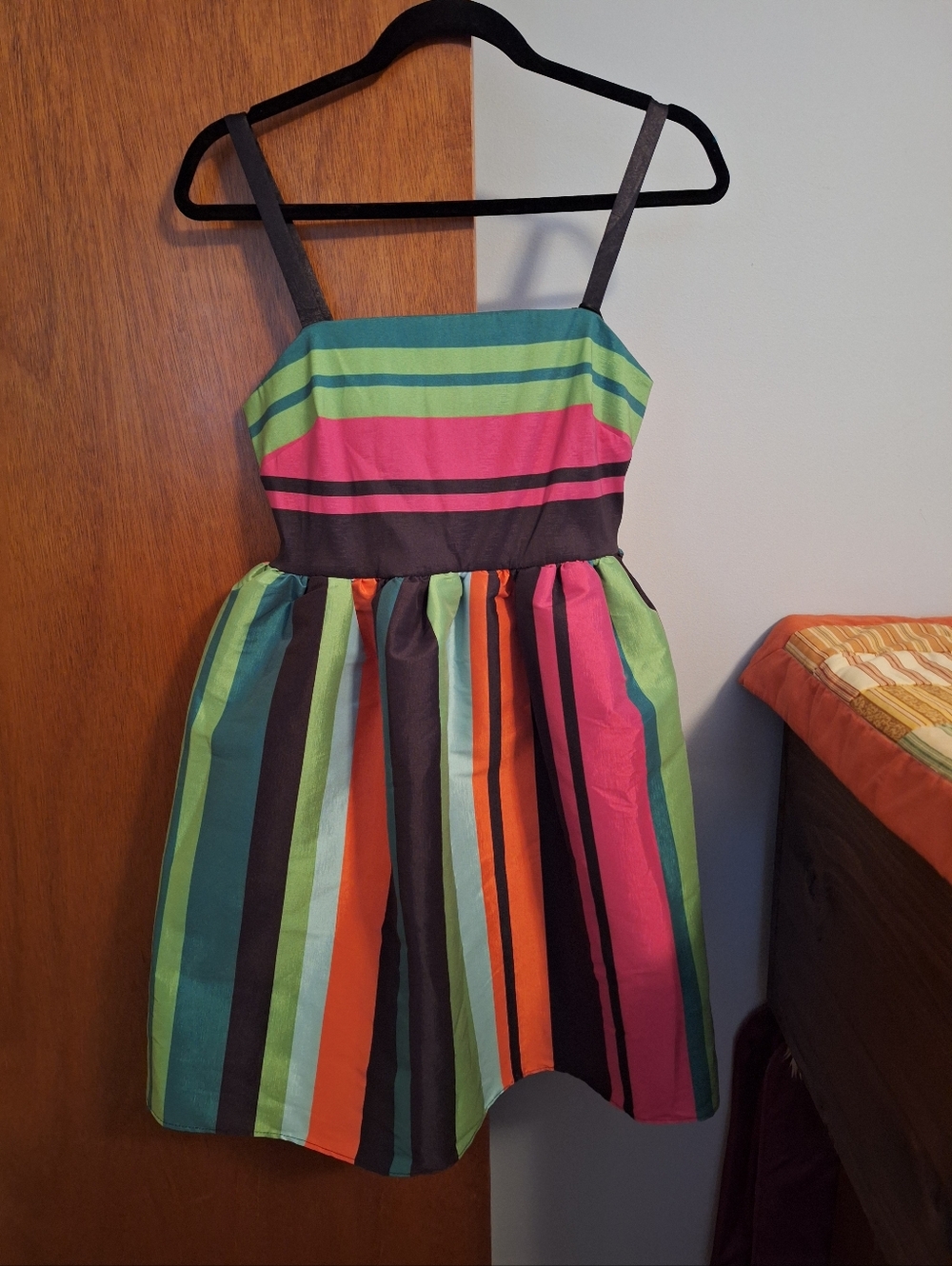 Bob Makie NWT Colorful Striped Mini  Sundress in Bright Multi-Color Size 4